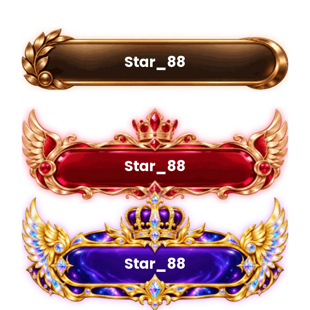 VIP Name Plates 1–10